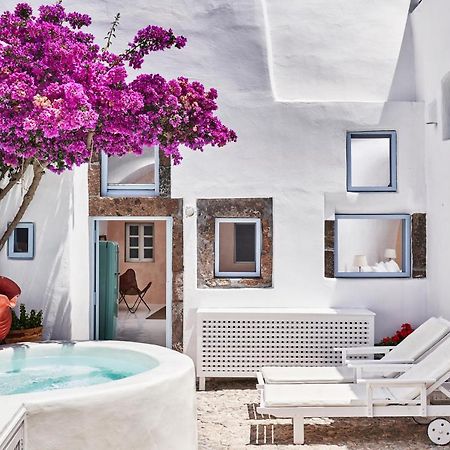 2 Bedroom Charming Villa With Outdoors Jacuzzi Megalochori  Exterior photo