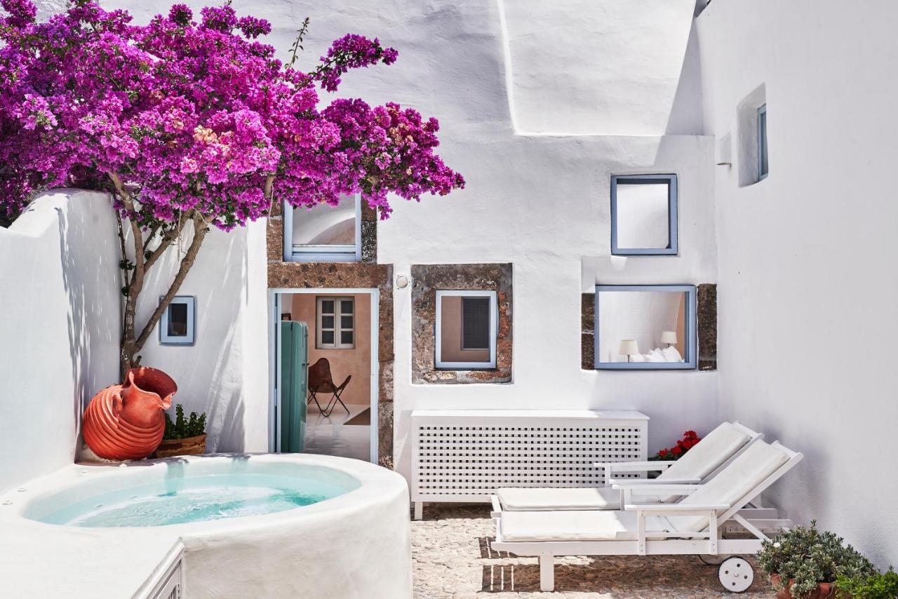 2 Bedroom Charming Villa With Outdoors Jacuzzi Megalochori  Exterior photo